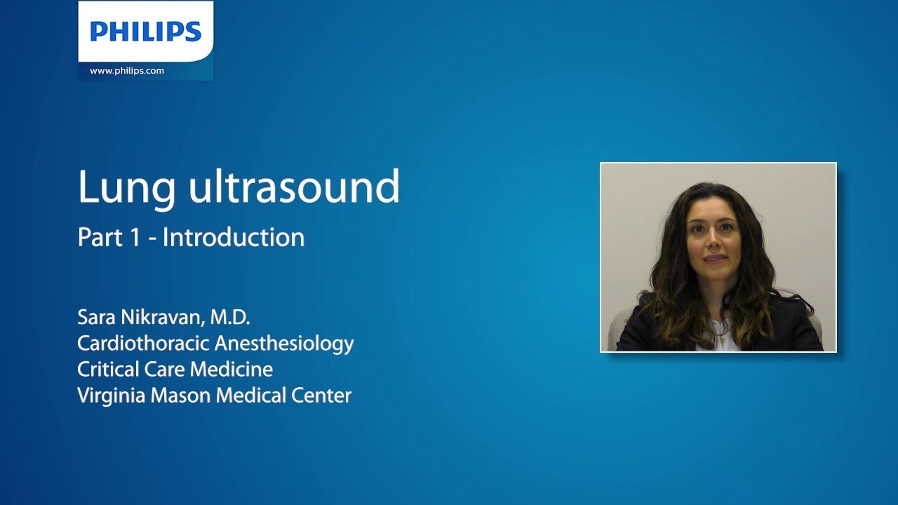 Lung ultrasound introduction video thumbnail
