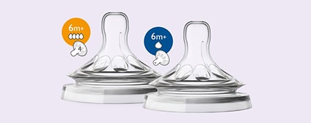 Philips Avent Natural etetőcumik 0 hónapos, illetve 6 hónapos kortól