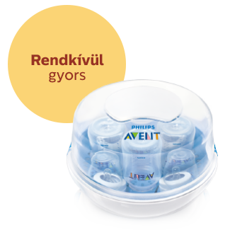 Philips Avent mikrohullámú gőzsterilizáló Gyors