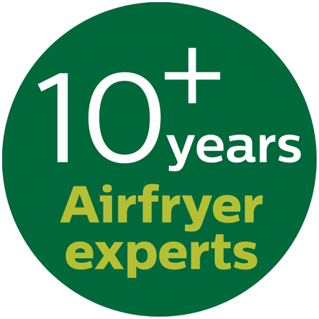 Több mint 10 éves Airfryer-szakértelem