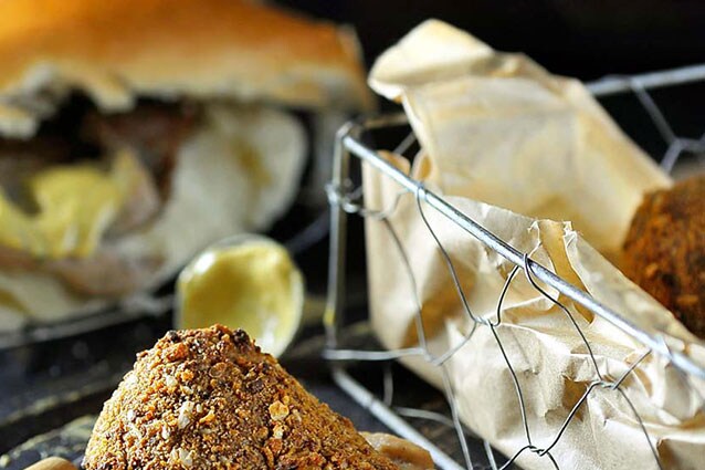 Zelfgemaakte kalfsvlees kroketten uit de Airfryer