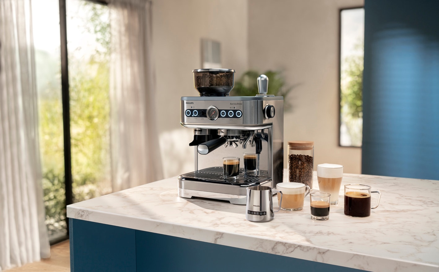 Philips Barista Brew készülék kávéválasztékkal