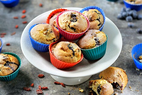 Bosbessenmuffins