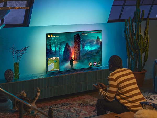 A Philips OLED készülék gamer TV funkciókkal rendelkezik