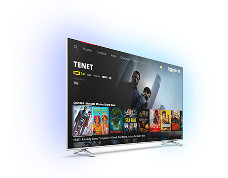 Smart TV Rakuten TV-vel