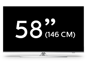 58"-es Philips Performance sorozatú 4K UHD LED Android TV
