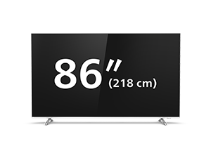 Řada televizorů Android 4K UHD LED řady Performance společnosti Philips s úhlopř. 218 cm (86 palců)