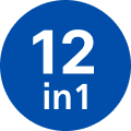 13 sütési funkció ikon